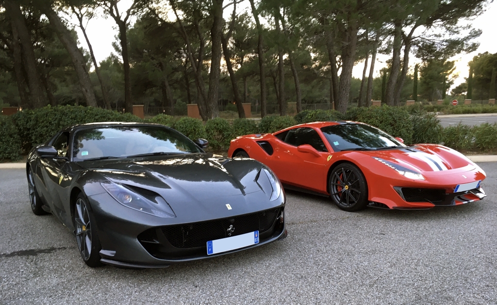 Ferrari 812 GTS + 488 Pista.jpg
